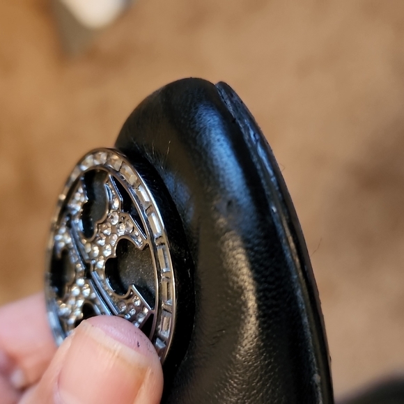 Tory Burch Rhinestone Reva Ballet Flats - Picture 5 of 15